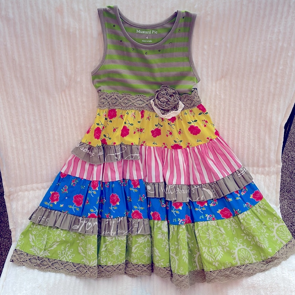 Size 4 Mustard Pie dress excellent condition